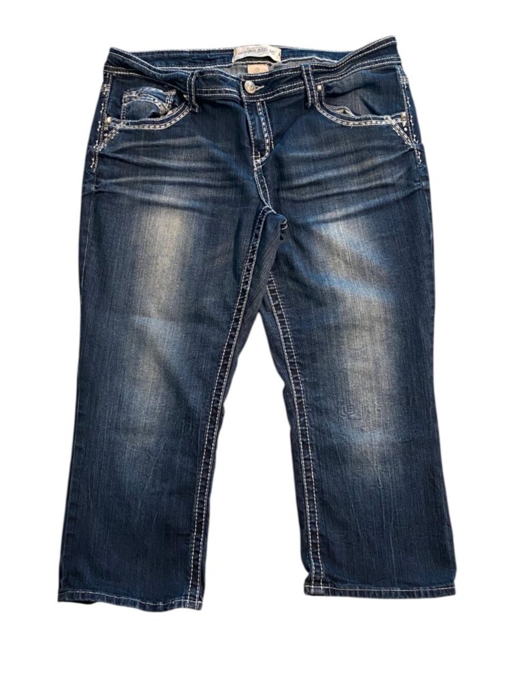 HYDRAULIC - Denim Gramercy Capri Jeans - Studded Pockets - Women's Size 16
